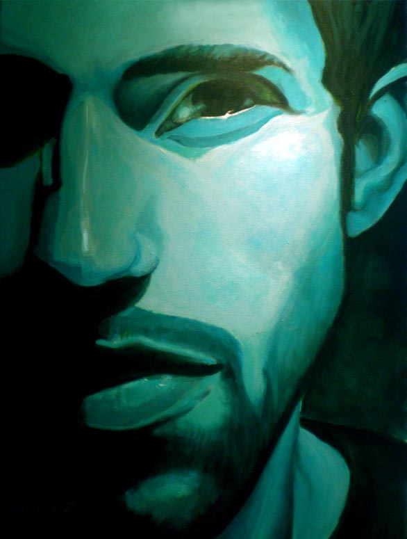 Autorretrato. 2007. Acrílico sobre lienzo. Alfonso Kint