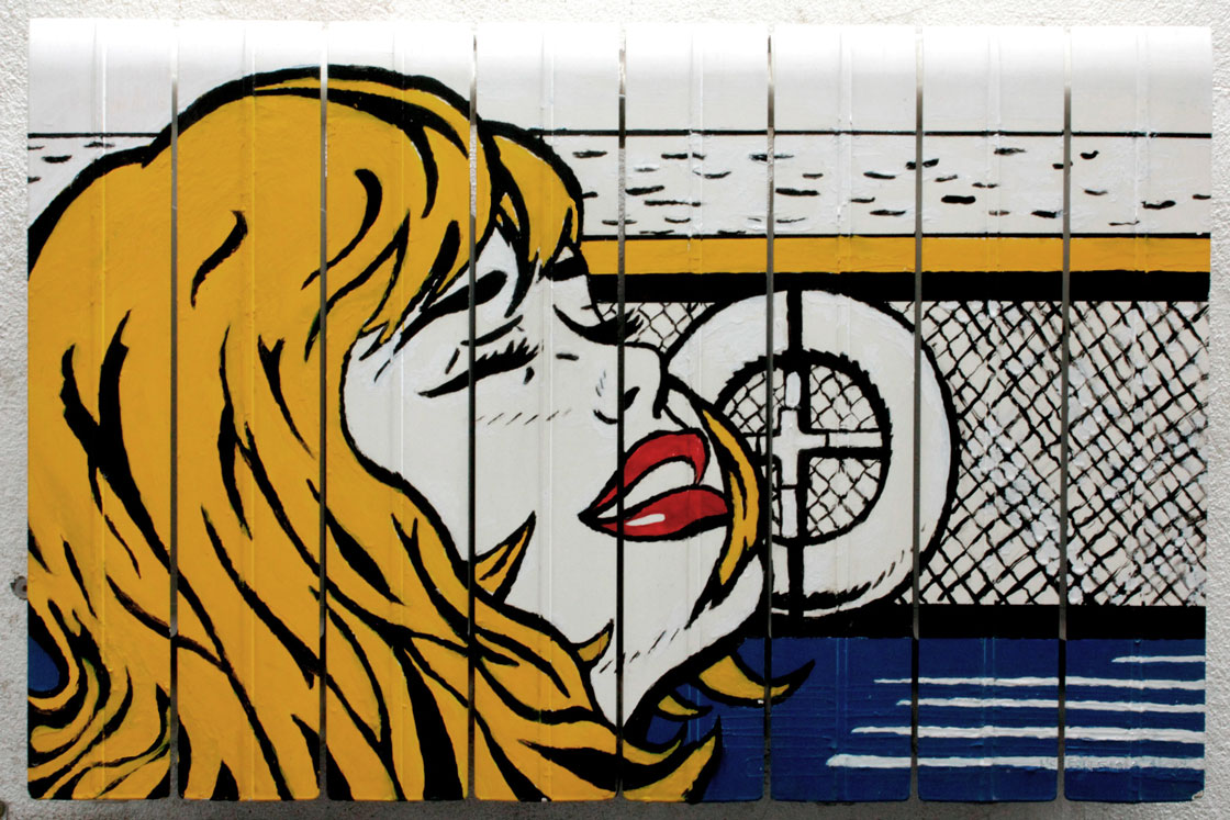 Calefaccion Lichtenstein. 2003. Pintura térmica sobre metal. Alfonso Kint