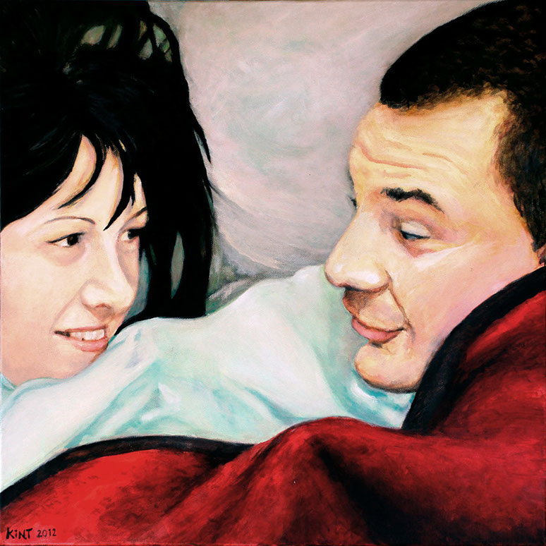 Conversación de un millón de dolares. 2013. Acrílico sobre lienzo. Alfonso Kint