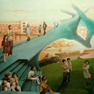 El Puente Roma- AmoR. 2011. Acrílico sobre lienzo. Alfonso Kint