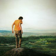 En la cima. 2011. Acrílico sobre dos lienzos. Alfonso Kint